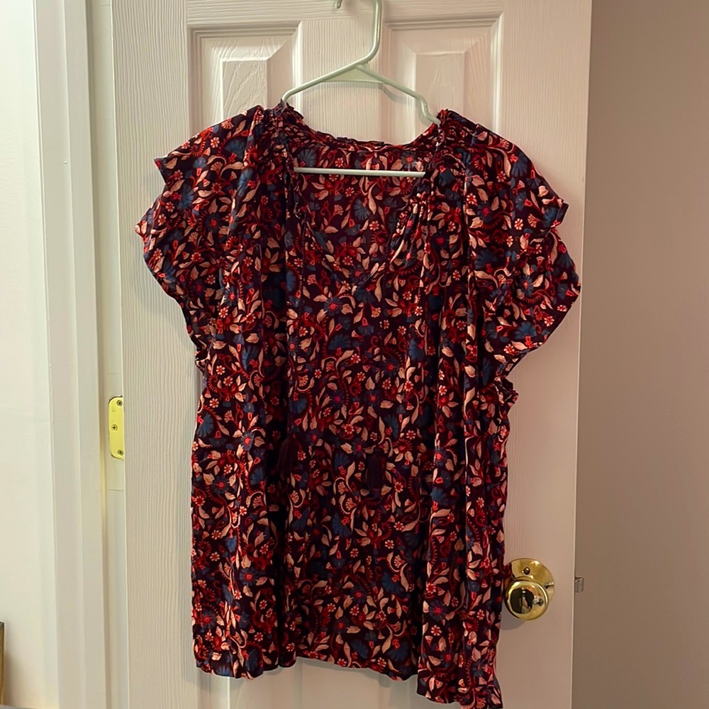 OLD NAVY | Women’s short sleeve printed blouse